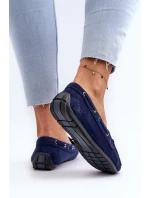 Dámske semišové mokasíny Navy Blue Si Passione Dámske semišové mokasíny Navy Blue Si Passione