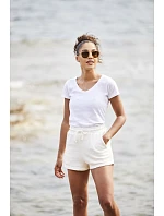 Fruit of the Loom Lady-Fit Iconic 150 V-Neck T Dámske tričko s výstrihom do V 16.1444 biele Fruit of the Loom Lady-Fit Iconic 150 V-Neck T Dámske tričko s výstrihom do V 16.1444 biele