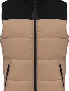 Kariban K 6162 Prešívaná vesta 20.6162 wet sand/black