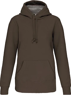 Kariban K 443 Mikina s kapucňou z hrubej bavlny 20.K443 tmavá khaki