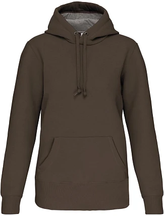 Kariban K 443 Mikina s kapucňou z hrubej bavlny 20.K443 tmavá khaki