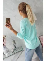 Blúzka s potlačou Original mint Blúzka s potlačou Original mint