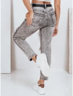Dámske push up džínsy s dierami sivé FashionStreet UY2780