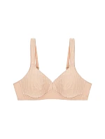 MODERN SOFT+COTTON - Pruhovaná bavlnená podprsenka bez kostice Triumph