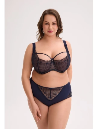 Polomäkká podprsenka Gaia BSM 1323 Veda Maxi Navy blue