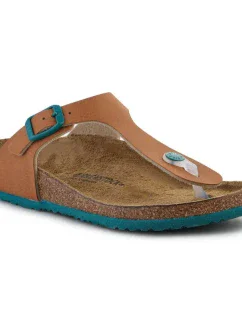 Šľapky Birkenstock Gizeh Desert Soil Ginger Jr 1024327