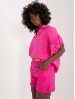 DHJ šortky SN 2598.28X fuchsiová