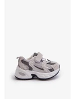 Detské tenisky na suchý zips Športová obuv Grey Rulagia Detské tenisky na suchý zips Športová obuv Grey Rulagia