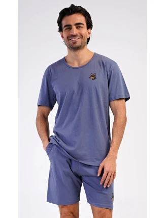 Pánske pyžamové šortky Staré auto