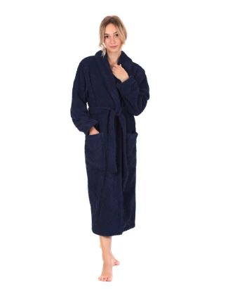 župan Athena s golierom tmavomodrý