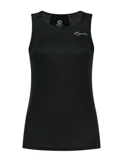 Rogelli CORE run black L bez rukávov