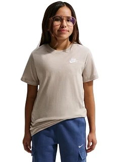 Detské tričko Nike Sportswear beige FZ5177 236