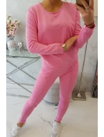 Svetloružová tepláková súprava