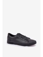 Pánske nízke tenisky Classic Eco Leather Big Star NN174252 Black Pánske nízke tenisky Classic Eco Leather Big Star NN174252 Black