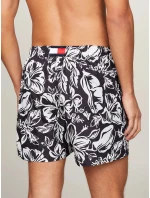 Pánske plavky UM0UM03271 0K8 čierno-biely vzor - Tommy Hilfiger Pánske plavky UM0UM03271 0K8 čierno-biely vzor - Tommy Hilfiger