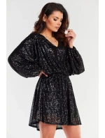 Dámske šaty A485 black - Awama