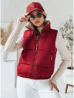 URBANELLE dámska prešívaná vesta bordová FashionStreet TY4972 URBANELLE dámska prešívaná vesta bordová FashionStreet TY4972
