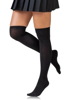 Dámske vysoké čižmy nad kolená - BELLINDA - čierne