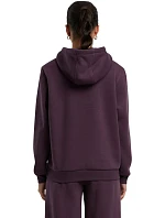Build your Brand BY 289 Dámska mikina s kapucňou oversize „Fluffy“ 56.0289 čokoládovo hnedá