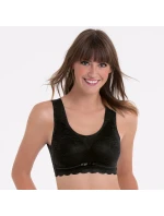 Esenciálna čipkovaná braletka s penovou výplňou 5400 black - Anita Classix