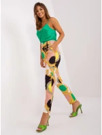 Nohavice DHJ SP 12787D.23X čierna a béžová