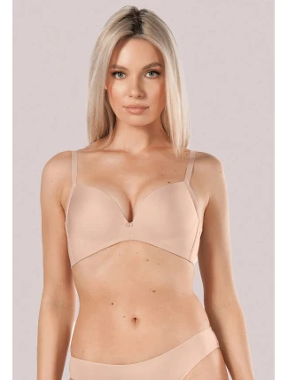 Dámska push-up podprsenka Amelia Beige - Mefemi Dámska push-up podprsenka Amelia Beige - Mefemi