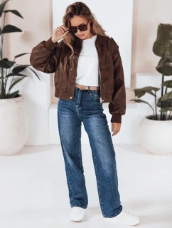 Dámske modré džínsy so širokými nohavicami FashionStreet UY2814