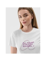 Dámske tričko s potlačou 4F 4FRSS24TTSHF2499-10S