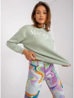 Mikina D10047O02417B pistáciová