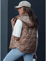 Dámska prešívaná vesta NICOLAS zlatá FashionStreet TY4464 Dámska prešívaná vesta NICOLAS zlatá FashionStreet TY4464