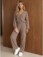 Dámska súprava z kordového úpletu – kardigán a nohavice Fango FashionStreet AY1242 Dámska súprava z kordového úpletu – kardigán a nohavice Fango FashionStreet AY1242