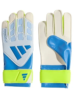 Detské brankárske rukavice adidas Predator Training biele, žlté a modré KA7793