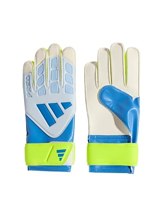 Detské brankárske rukavice adidas Predator Training biele, žlté a modré KA7793 Detské brankárske rukavice adidas Predator Training biele, žlté a modré KA7793