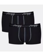 Pánske boxerky Start Hipster C2P box - BLACK - black 0004 - SLOGGI