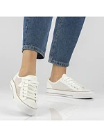 Filippo DTN7856 dámske biele sieťované tenisky