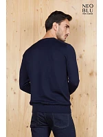 NEOBLU Sullivan Men Pánsky sveter s výstrihom do V 24.3987 night blue NEOBLU Sullivan Men Pánsky sveter s výstrihom do V 24.3987 night blue