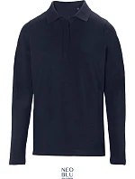 NEOBLU Owen LSL Women Dámske polo s hustým piké vzorom a dlhým rukávom 24.4397 night blue