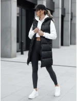 Dámska prešívaná vesta FAR AWAY black FashionStreet TY3748