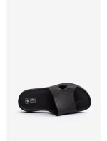 Klasyczne Klapki Damskie Czarne Juniria