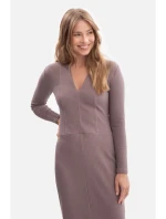 B307 Pletené šaty v tvare ceruzky - cococa