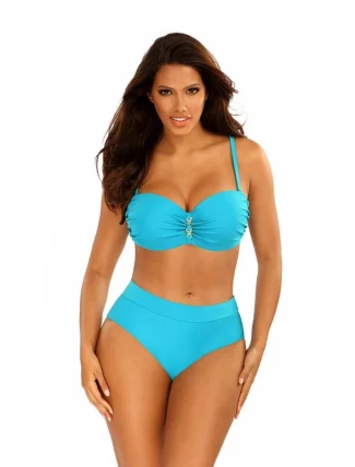 Dámske dvojdielne plavky New Trends 8 S730DA5-10 tyrkysové - Self