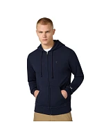 Champion pánska mikina s kapucňou na zips tmavomodrá 220786 BS501 pánska