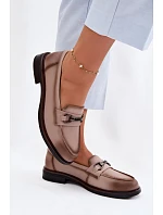 Dámske kožené mokasíny Vinceza Beige Dámske kožené mokasíny Vinceza Beige