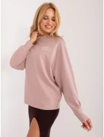 Mikina D10088BC02656A tmavoružová