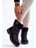 Dámske módne zateplené snežnice Progress PROGJ-21-13 Black