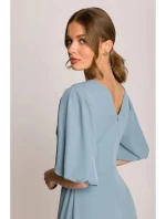 Dámske šaty S399 Svetlomodrá - Stylove