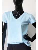 Dámske tričko s krátkym rukávom Serek brown - Off Pink