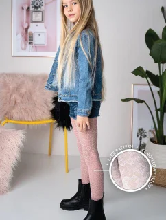 DIEVČENSKÉ VZOROVANÉ PANČUCHY CHARLOTTE DR2304