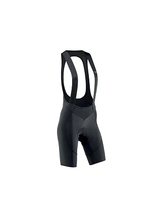 Cyklistické šortky NORTHWAVE FAST W's Bibshort – čierne, dámske Cyklistické šortky NORTHWAVE FAST W's Bibshort – čierne, dámske