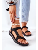 Damskie Sportowe Sandały Na Rzepy Czarne Ultimate